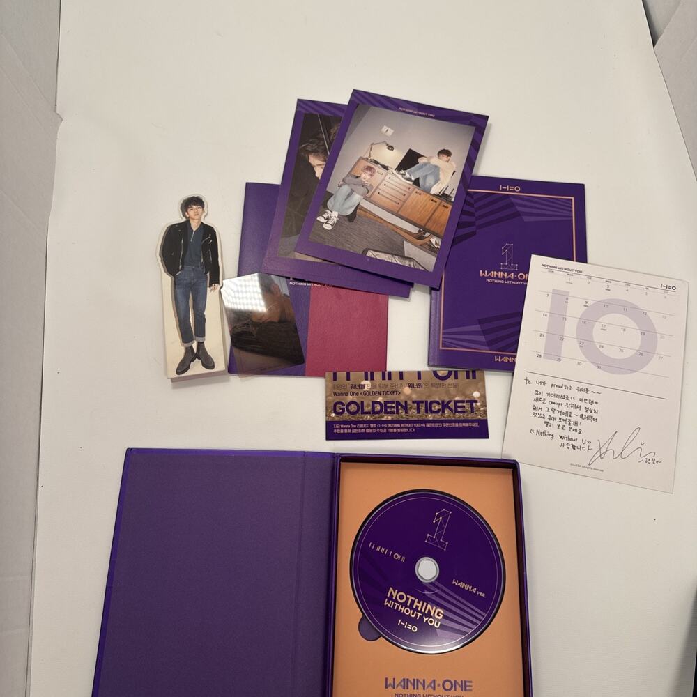 Wanna One Nothing Without You WANNA Ver. - Kang Daniel Calendar Card & Standee